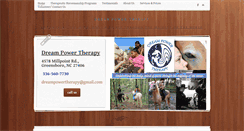 Desktop Screenshot of dreampowertherapy.org